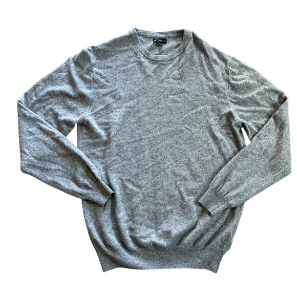 EMI MAGLIA Sweater Men's XXL Cashmere Wool‎ Blend Gray Italian Classic Casual - Picture 1 of 8